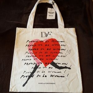 NWT Diane Von Furstenberg, Poshhmark Mail tote.